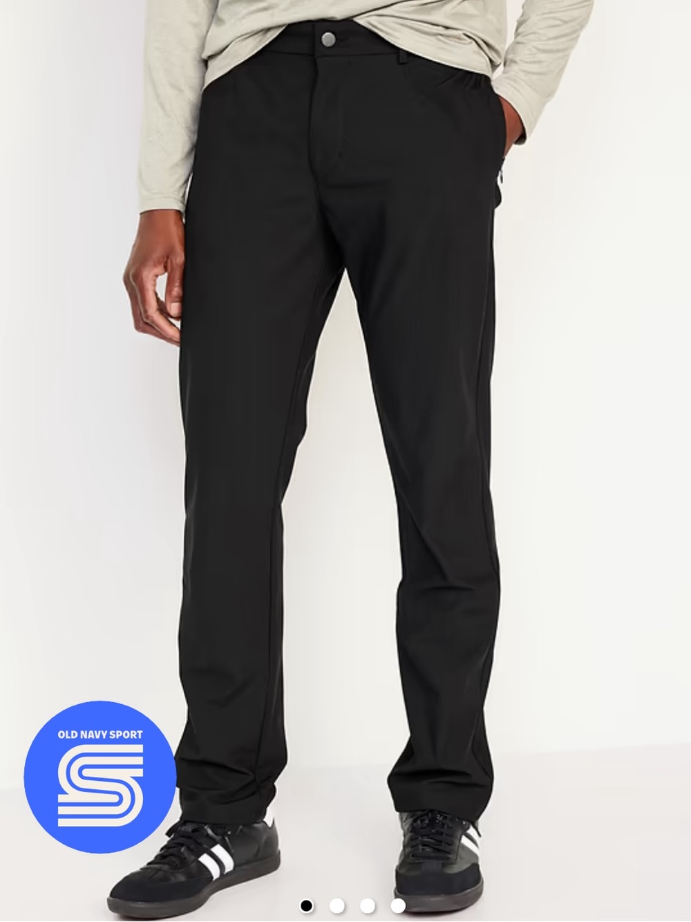 Old Navy Tech Hybrid Performance Pants Black slim 4 way stretch 34x32 active